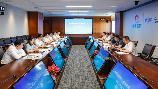 中铝国际总经理刘敬一行到访上海申博太阳城